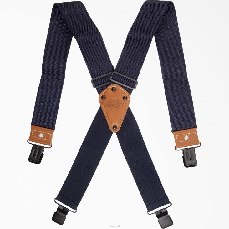 uniseks Dickies 2-inch brede werkbretels marineblauw (nvy) accessoires 6F0X2974