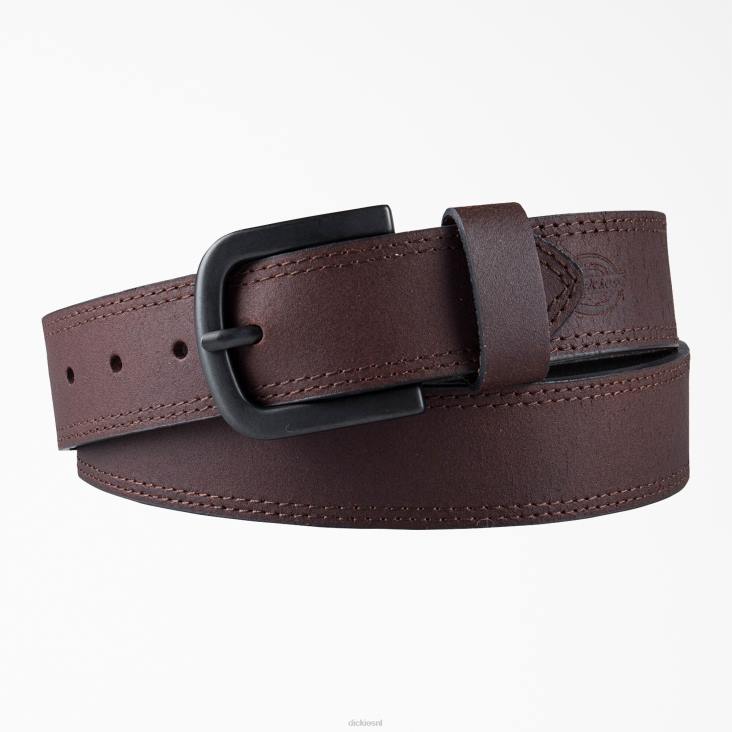 uniseks Dickies losse leren riem bruinen (br) accessoires 6F0X2774