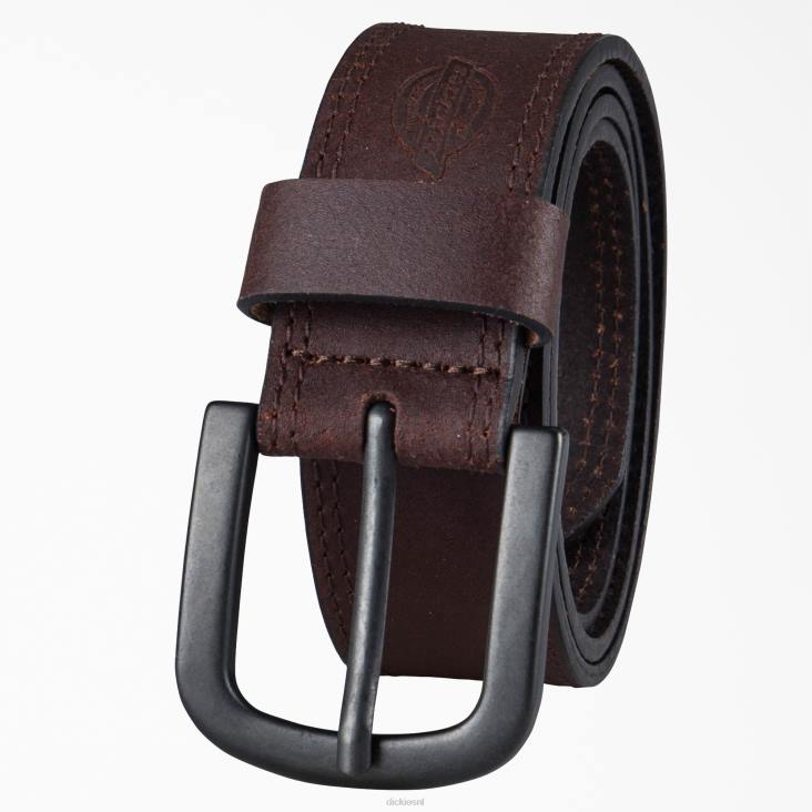 uniseks Dickies losse leren riem bruinen (br) accessoires 6F0X2774