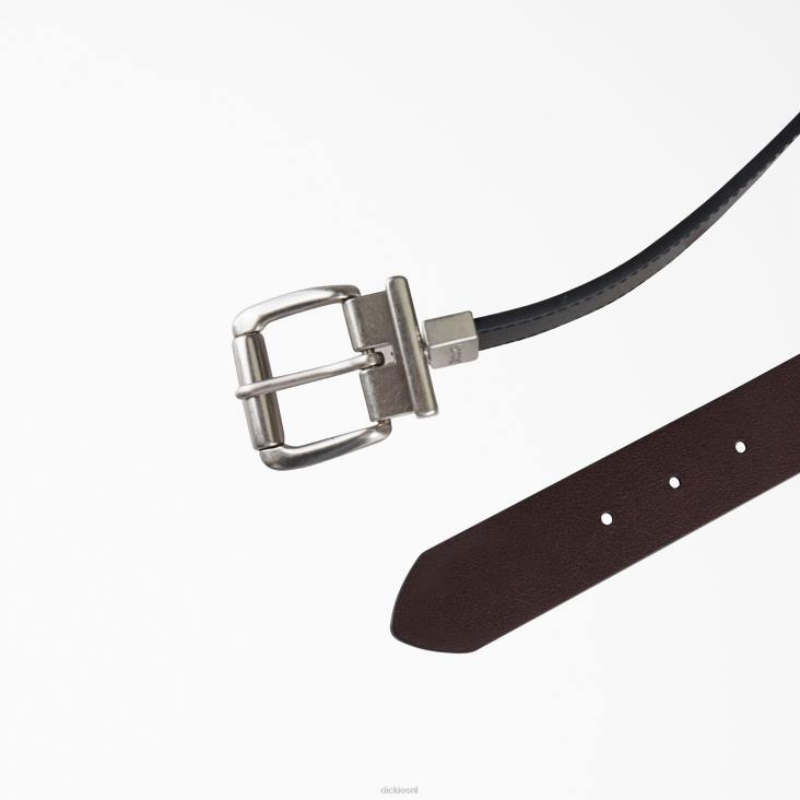 vrouwen Dickies omkeerbare riem met rolgesp zwart (bk) accessoires 6F0X2902