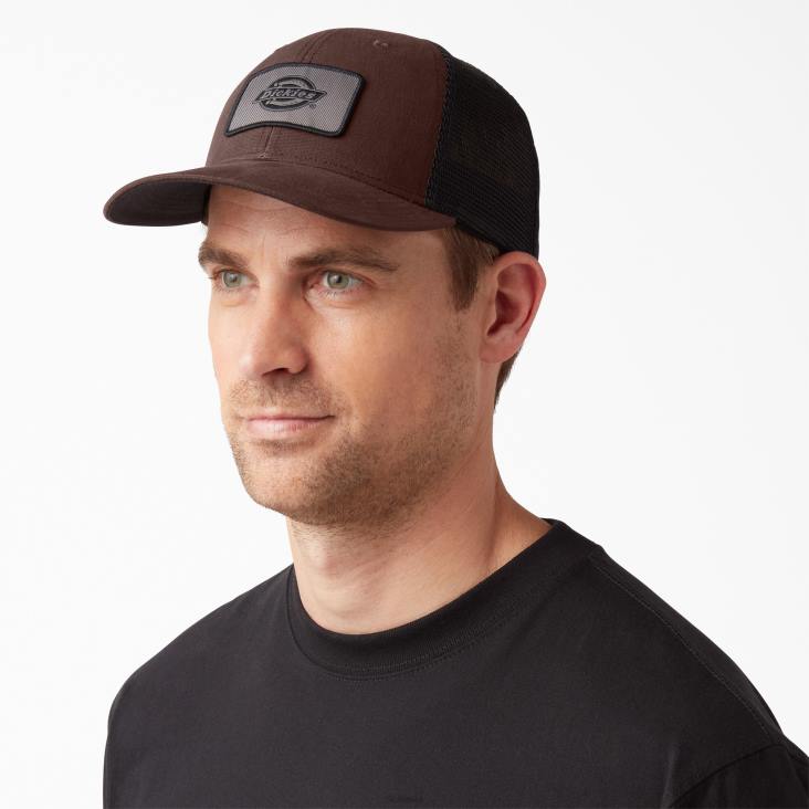 uniseks Dickies canvas truckerpet chocoladebruin (cb) accessoires 6F0X2800