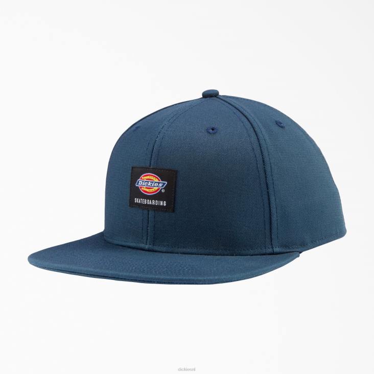 uniseks Dickies skateboarden flat bill cap luchtmacht blauw (af) accessoires 6F0X2841