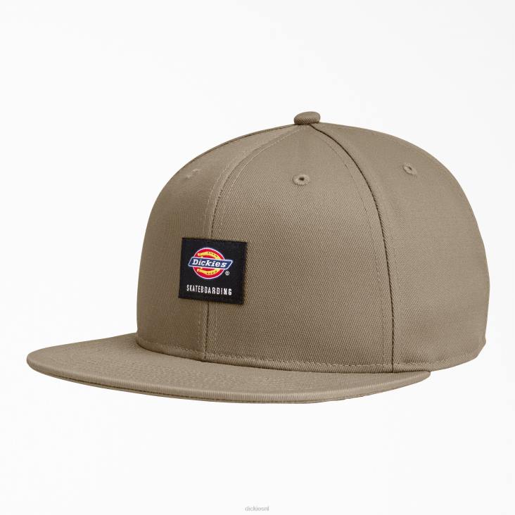 uniseks Dickies skateboarden flat bill cap woestijnzand (ds) accessoires 6F0X2845