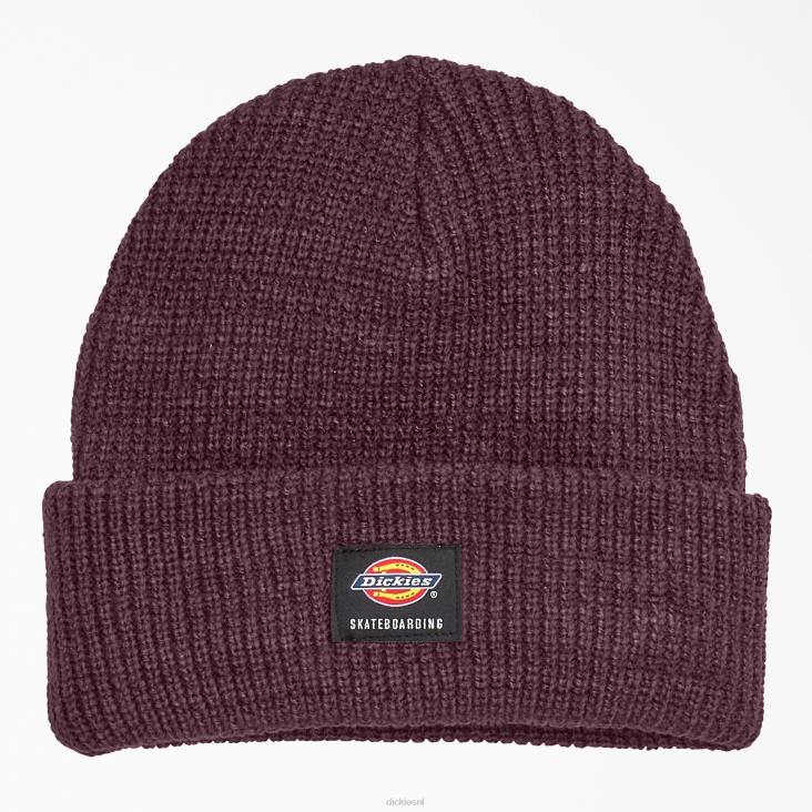 uniseks Dickies Skateboard beanie met manchetten kastanjebruin (meneer) accessoires 6F0X2828