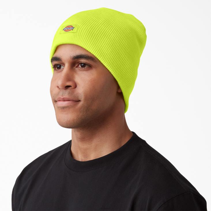 uniseks Dickies flex geïsoleerde warme beanie neon geel (ew) accessoires 6F0X1477