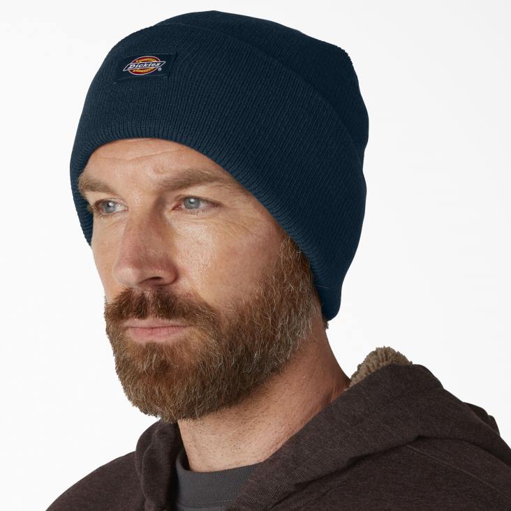 uniseks Dickies gebreide muts met manchetten donker marineblauw (zdn) accessoires 6F0X1497
