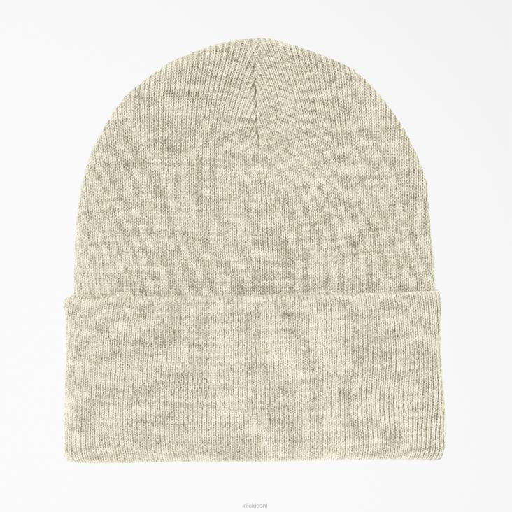 uniseks Dickies gebreide muts met manchetten havermout heide (zo1) accessoires 6F0X1505