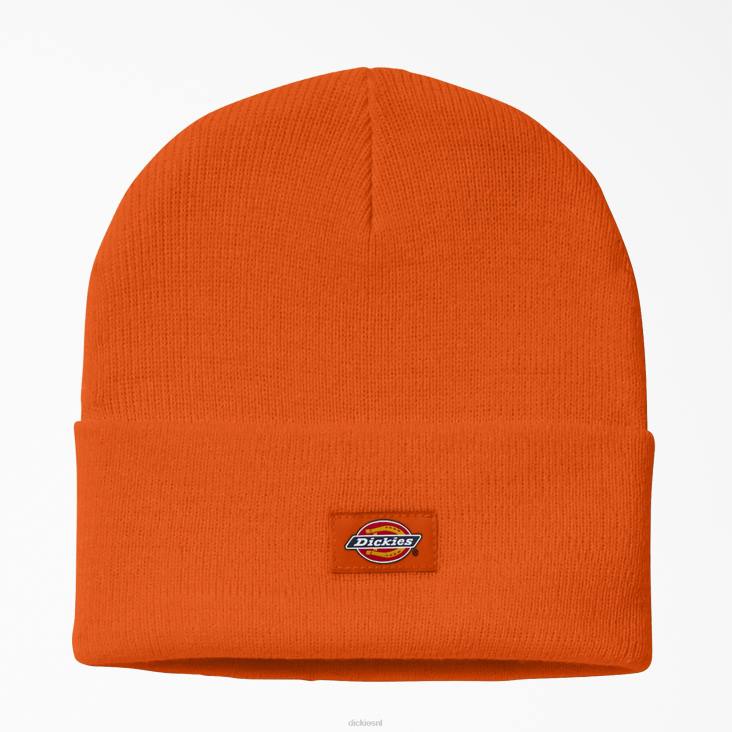 uniseks Dickies gebreide muts met manchetten neonoranje (zna) accessoires 6F0X1504