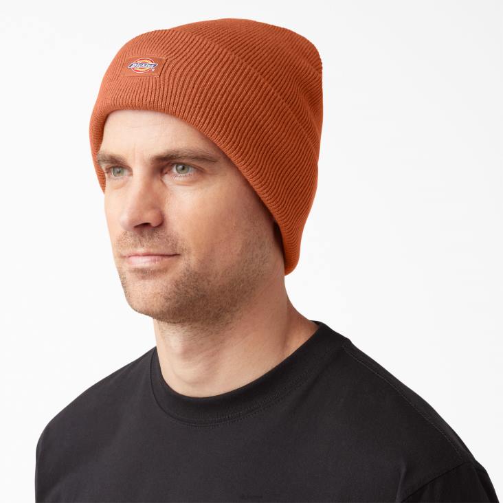 uniseks Dickies gebreide muts met manchetten peperkoek bruin (ie) accessoires 6F0X1489