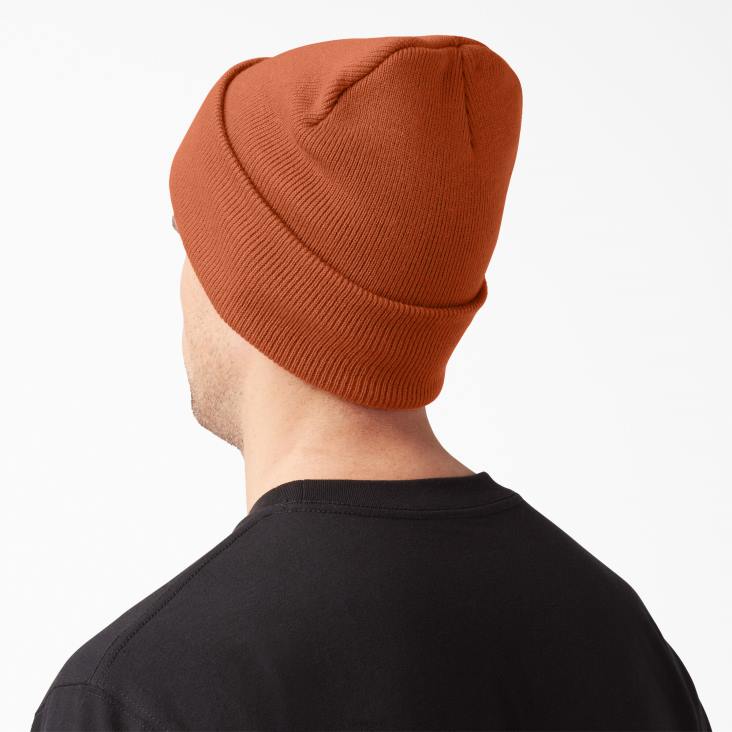 uniseks Dickies gebreide muts met manchetten peperkoek bruin (ie) accessoires 6F0X1489