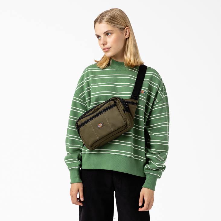 uniseks Dickies Ashville schoudertas militair groen (ml) accessoires 6F0X2760