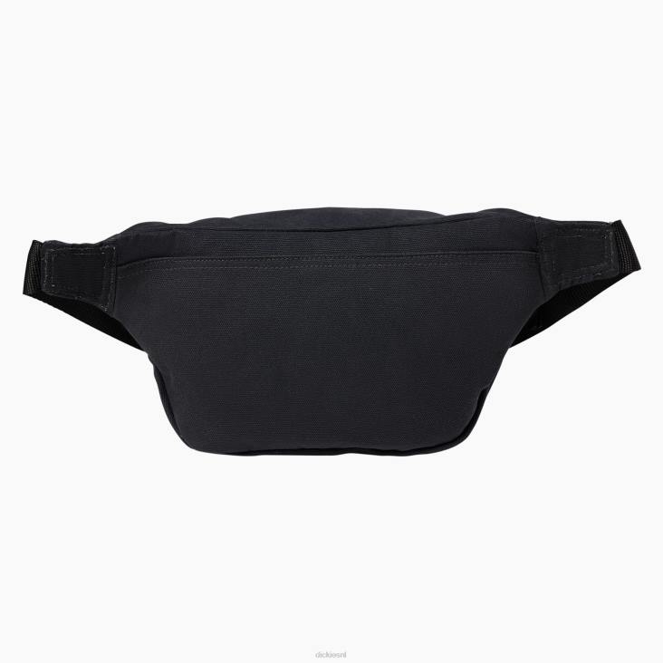 uniseks Dickies eend canvas crossbody tas zwart (bkx) accessoires 6F0X2818
