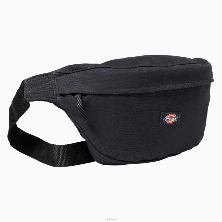 uniseks Dickies eend canvas crossbody tas zwart (bkx) accessoires 6F0X2818