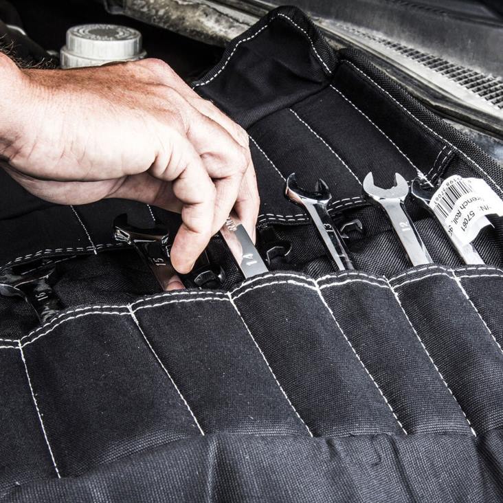 uniseks Dickies tool organizer rol zwart (bk) accessoires 6F0X3013