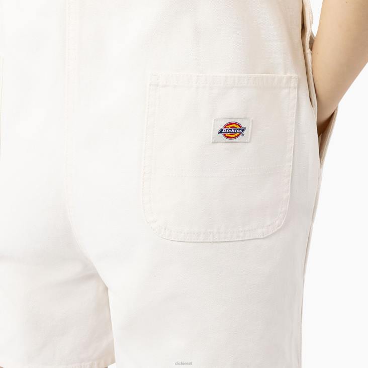 vrouwen Dickies eendenbroek shortalls versteende wolk (s2c) kleding 6F0X1916
