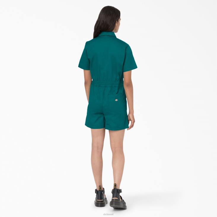 vrouwen Dickies vale shortalls diep meer (dl2) kleding 6F0X1942