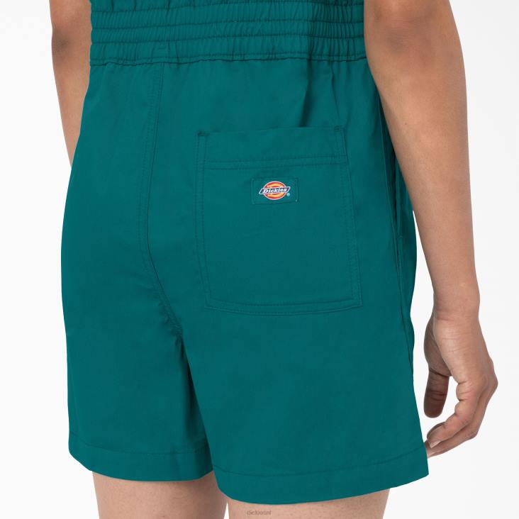 vrouwen Dickies vale shortalls diep meer (dl2) kleding 6F0X1942