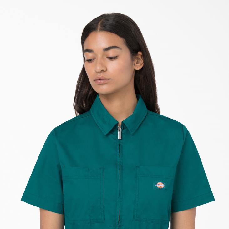 vrouwen Dickies vale shortalls diep meer (dl2) kleding 6F0X1942