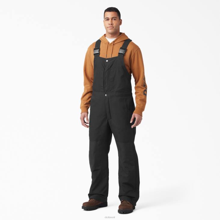 Heren Dickies duratech renegade flex geïsoleerde overall zwart (bk) kleding 6F0X1440