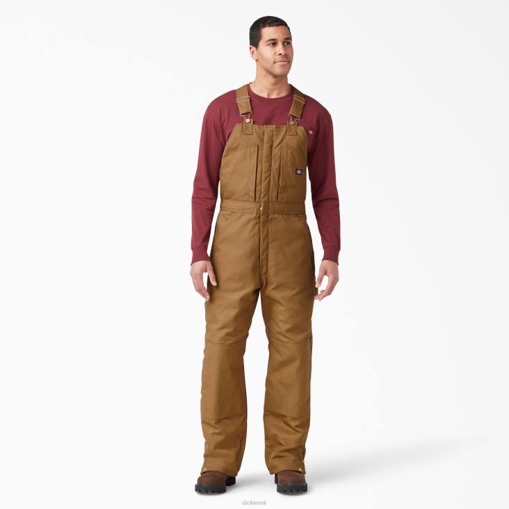 Heren Dickies eend geïsoleerd slabbetje overall bruine eend (bd) kleding 6F0X1442