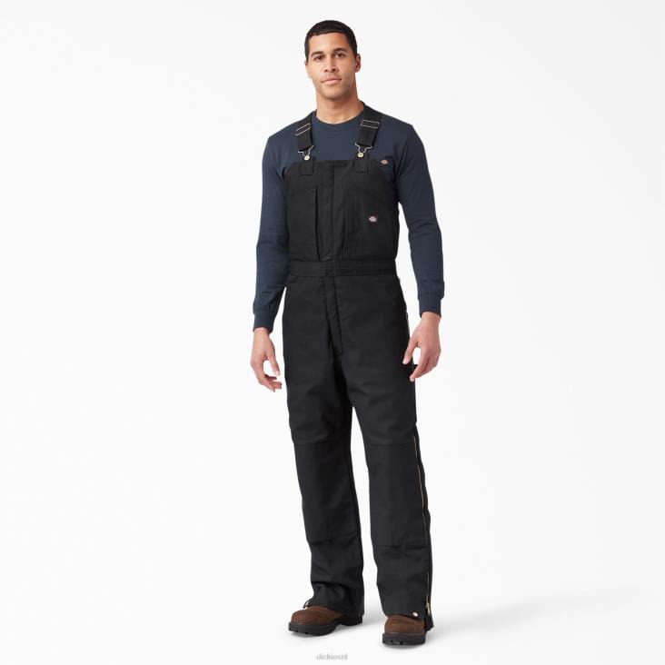 Heren Dickies eend geïsoleerd slabbetje overall zwart (bk) kleding 6F0X1443