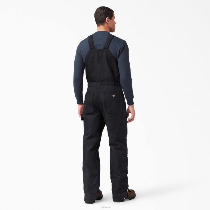 Heren Dickies eend geïsoleerd slabbetje overall zwart (bk) kleding 6F0X1443