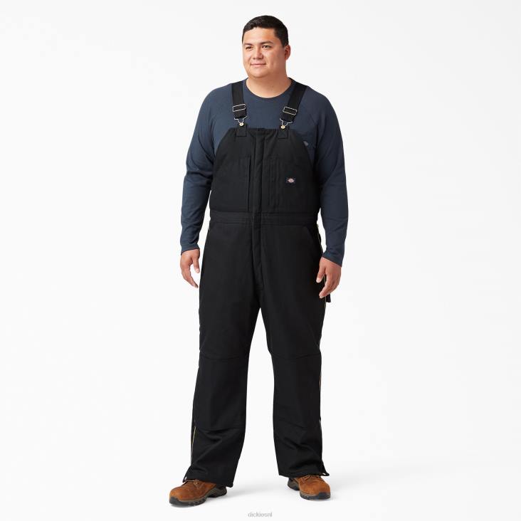 Heren Dickies eend geïsoleerd slabbetje overall zwart (bk) kleding 6F0X1443