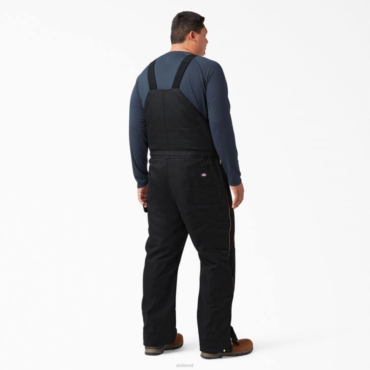 Heren Dickies eend geïsoleerd slabbetje overall zwart (bk) kleding 6F0X1443