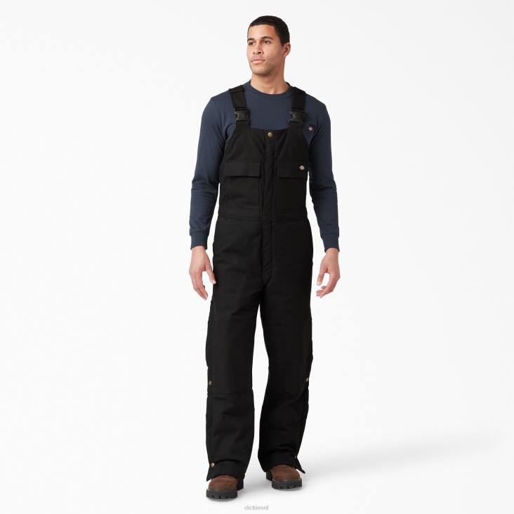 Heren Dickies geschuurde eend geïsoleerde overall zwart (bk) kleding 6F0X1438