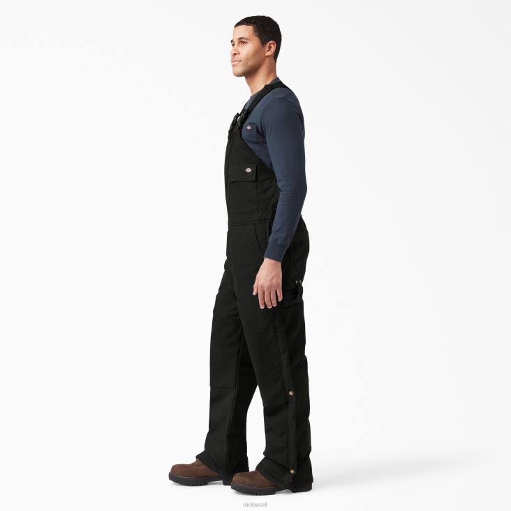 Heren Dickies geschuurde eend geïsoleerde overall zwart (bk) kleding 6F0X1438