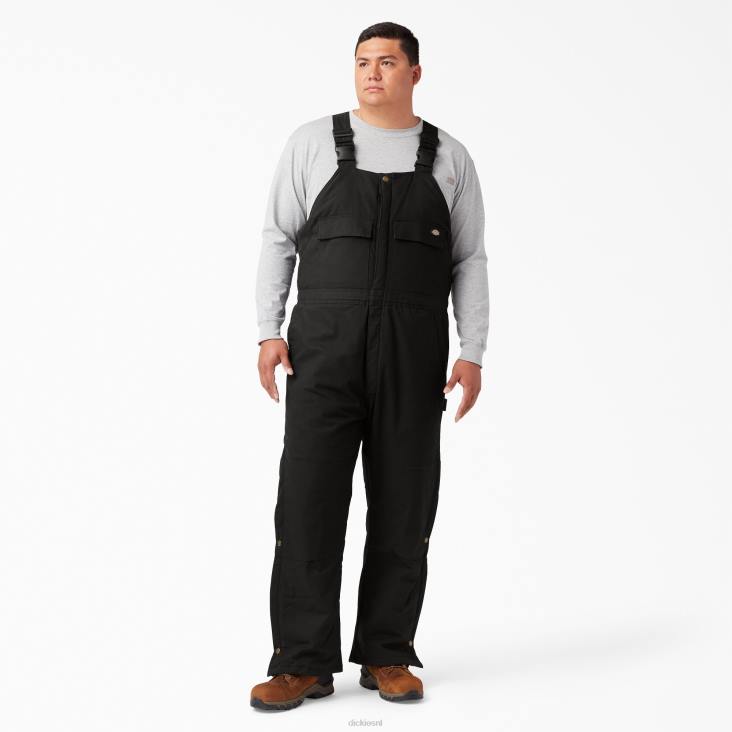 Heren Dickies geschuurde eend geïsoleerde overall zwart (bk) kleding 6F0X1438