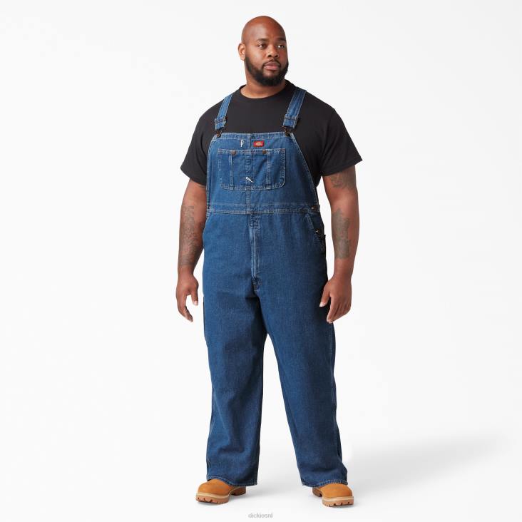 Heren Dickies stonewashed indigo overall stonewashed indigo blauw (snb) kleding 6F0X1233