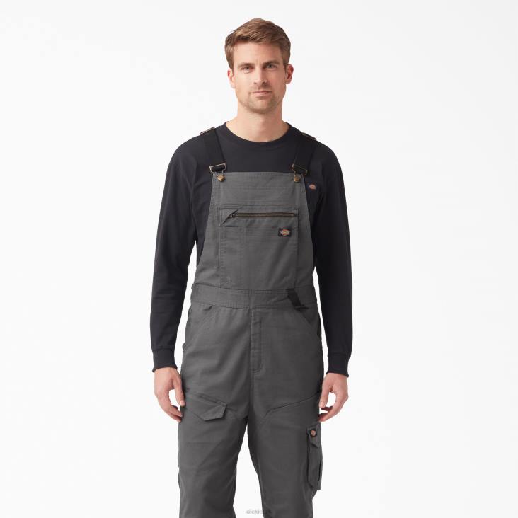Heren Dickies temp-iq 365 tech eendenoverall met bretels gespoelde lei (rsl) kleding 6F0X1512