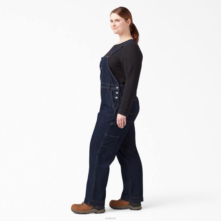 vrouwen Dickies plus relaxte overall met bretels normaal kleding 6F0X1563