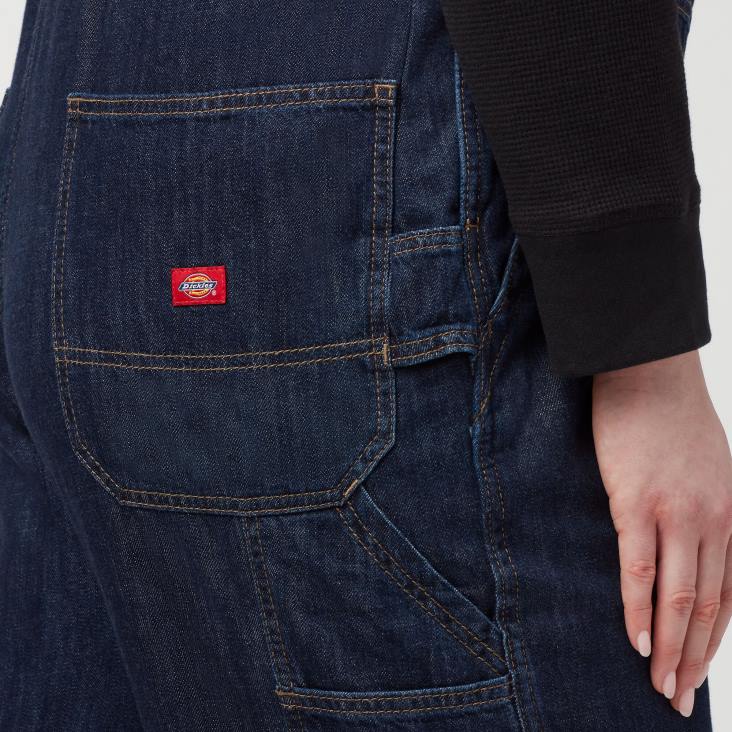 vrouwen Dickies plus relaxte overall met bretels normaal kleding 6F0X1563