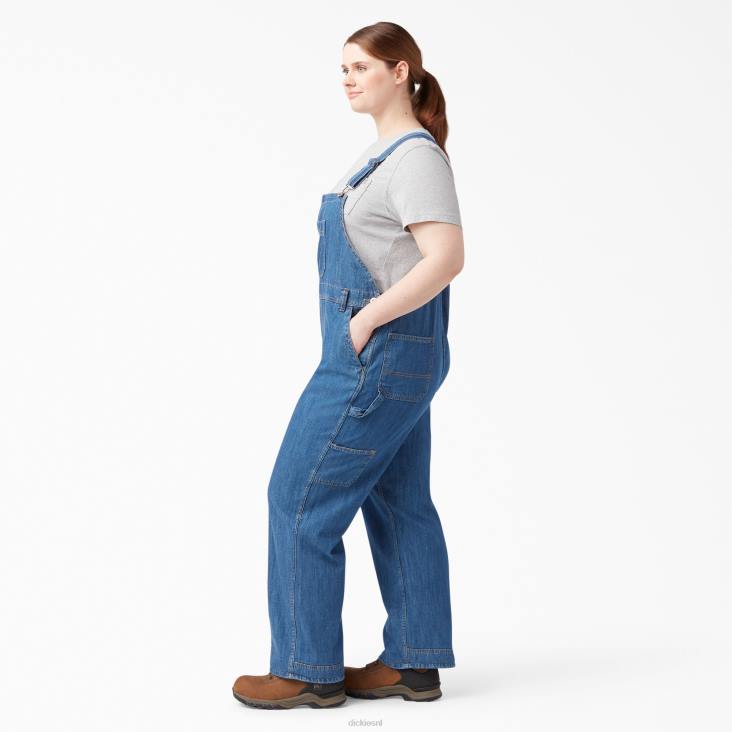 vrouwen Dickies plus relaxte overall met bretels normaal kleding 6F0X1564