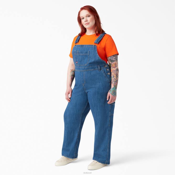 vrouwen Dickies plus relaxte overall met bretels normaal kleding 6F0X1564