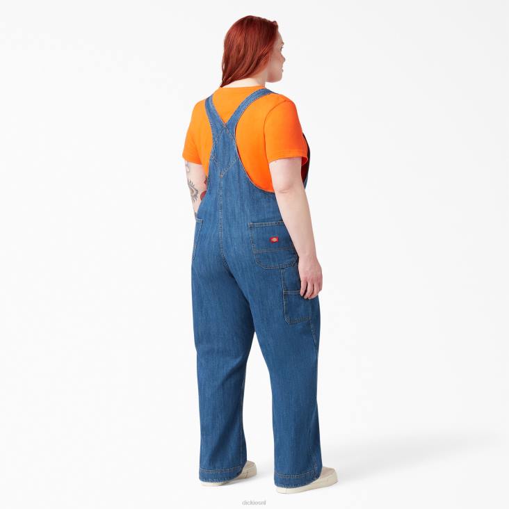vrouwen Dickies plus relaxte overall met bretels normaal kleding 6F0X1564