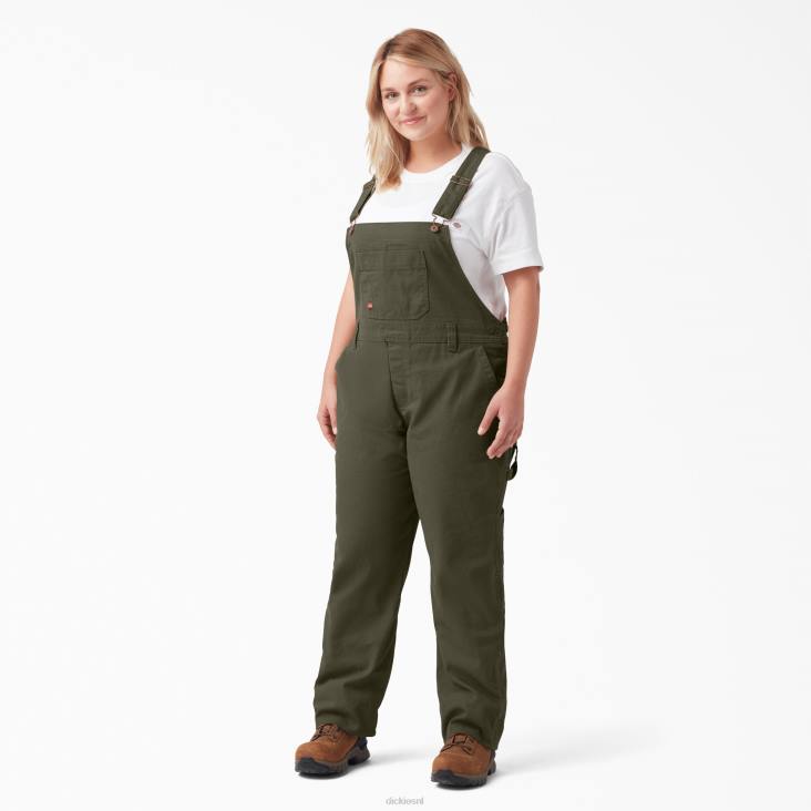 vrouwen Dickies plus relaxte overall met bretels normaal kleding 6F0X1567
