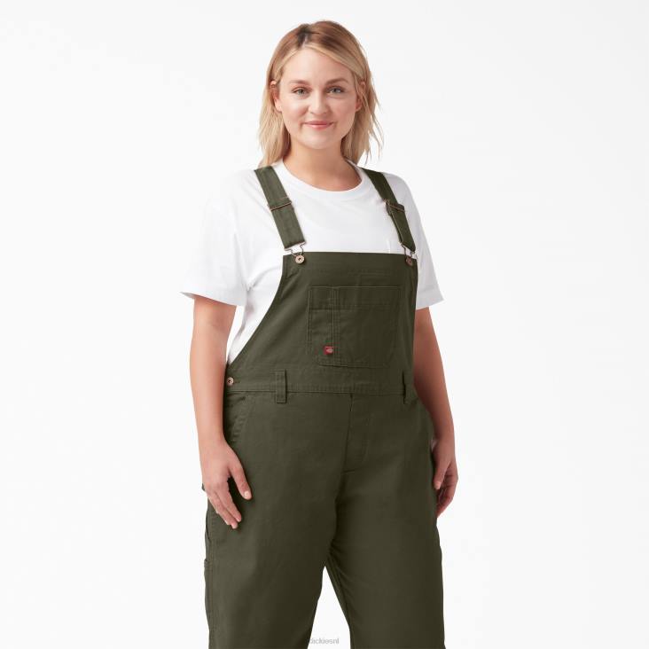 vrouwen Dickies plus relaxte overall met bretels normaal kleding 6F0X1567