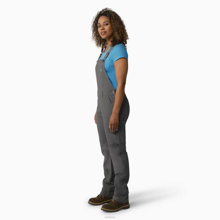 vrouwen Dickies verkoelende overall met bretels van ripstop gespoeld grafiet (rga) kleding 6F0X1609