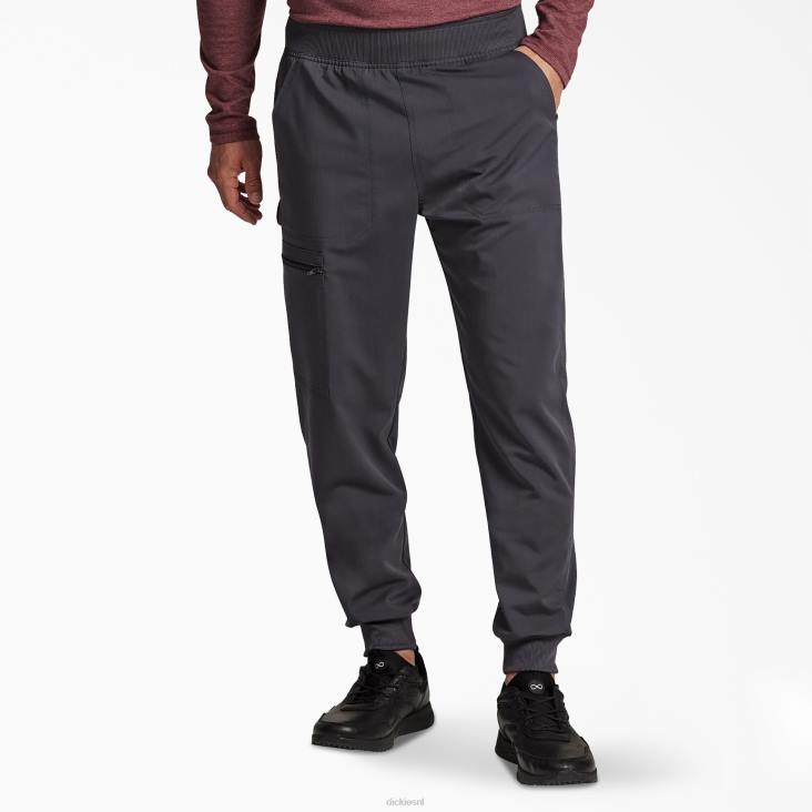 Heren Dickies balance halfhoge jogger scrub broek tin grijs (bank) kleding 6F0X1388