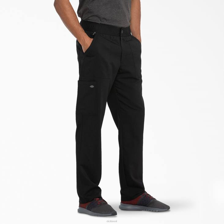 Heren Dickies balance zip fly scrub broek zwart (zwart) kleding 6F0X1336