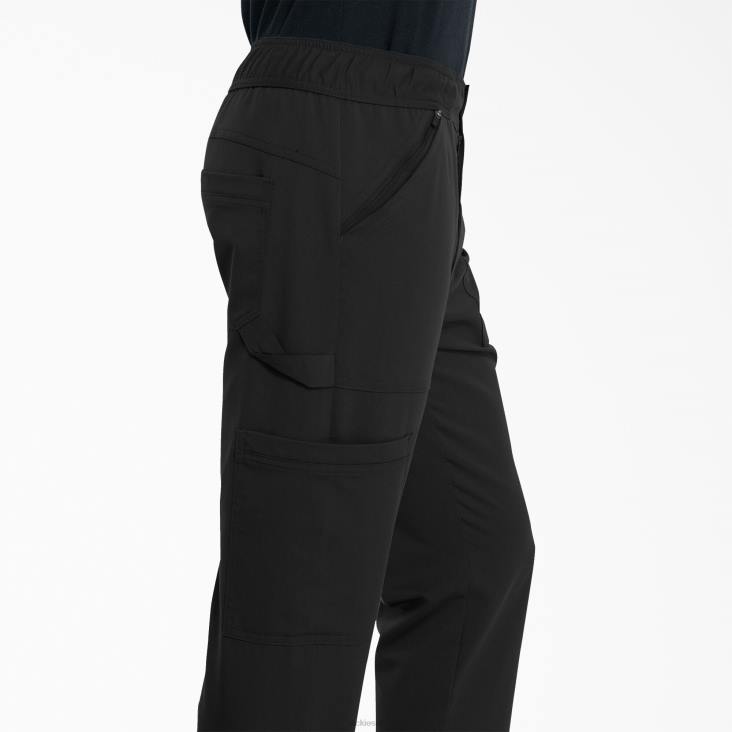 Heren Dickies balance zip fly scrub broek zwart (zwart) kleding 6F0X1336