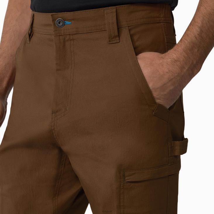 Heren Dickies bescherm een ​​verkoelende ripstop cargobroek hout bruin (tb) kleding 6F0X282