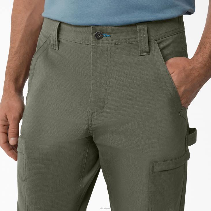 Heren Dickies bescherm een ​​verkoelende ripstop cargobroek mosgroen (ms) kleding 6F0X281