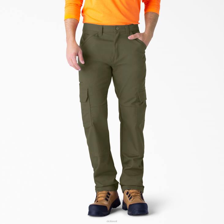 Heren Dickies duratech ranger eend cargobroek mosgroen (ms) kleding 6F0X186