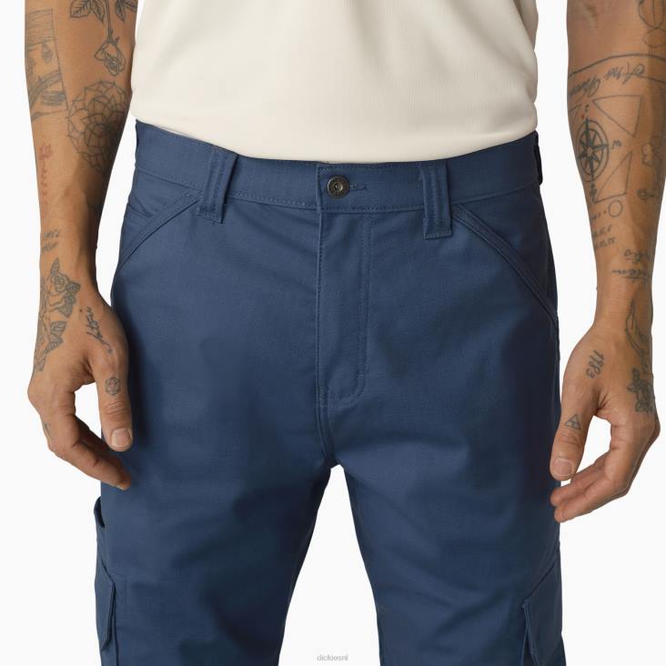 Heren Dickies duratech ranger ripstop cargobroek donker denim (dm) kleding 6F0X67