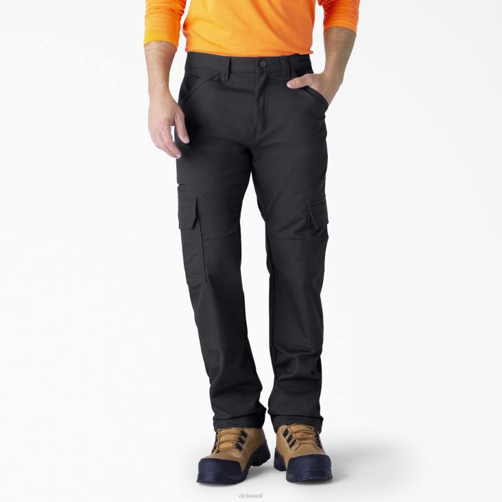 Heren Dickies duratech ranger ripstop cargobroek zwart (bk) kleding 6F0X66
