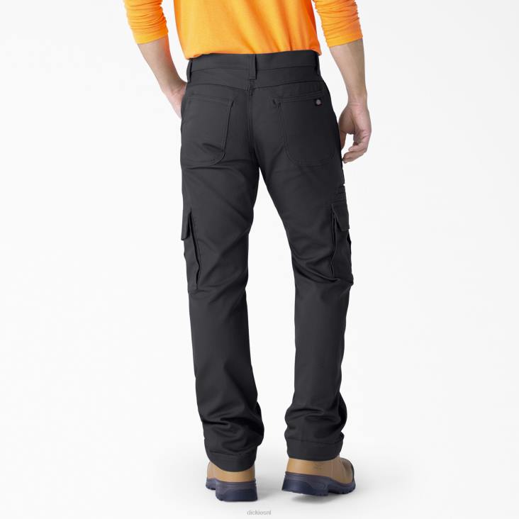 Heren Dickies duratech ranger ripstop cargobroek zwart (bk) kleding 6F0X66